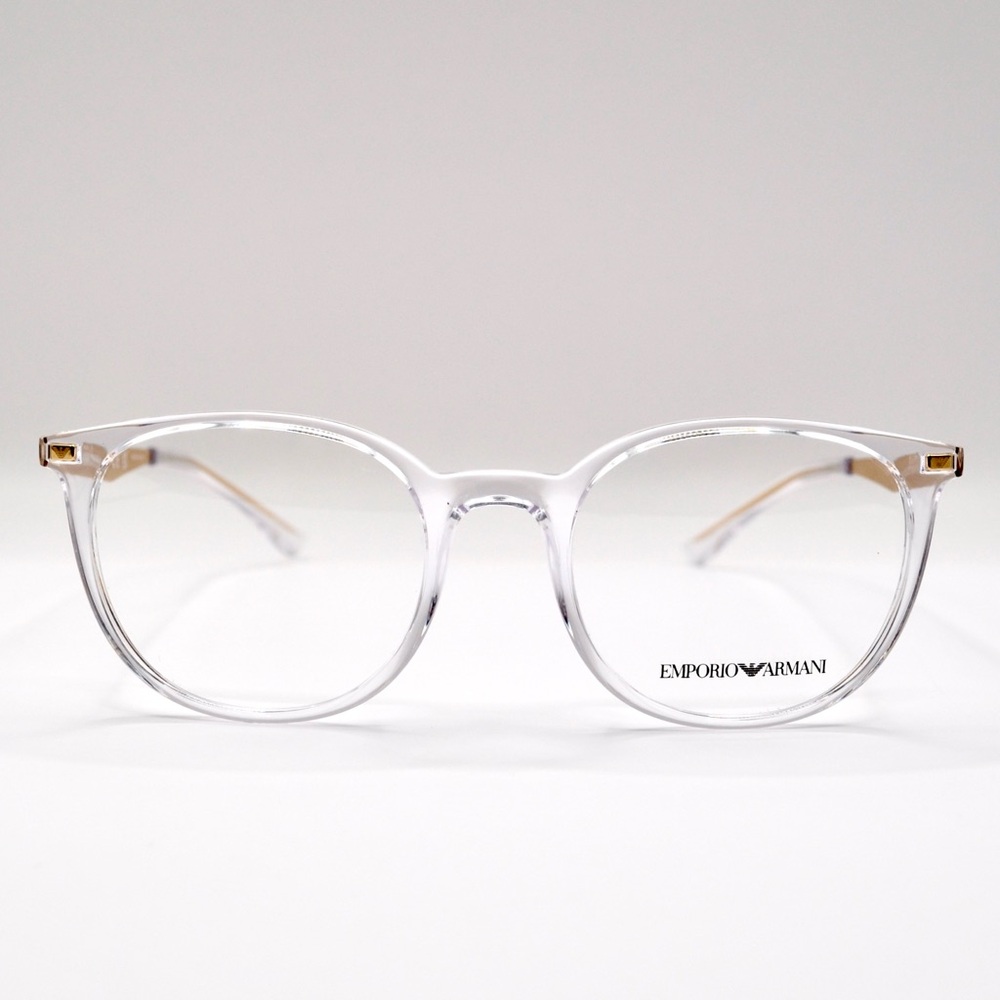 Emporio Armani Women’s Eyeglasses | Shiny Crystal | 52-20-145 | New